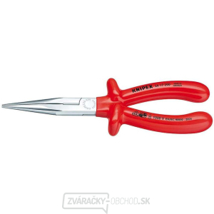 Polkruhové kliešte s čepeľami (so zobákom) 200 mm - 1000 V.  KNIPEX 26 17 200 - chrómované, izolované VDE Polkruhové kliešte s čepeľami (so zobákom) 200 mm - 1000 V.  KNIPEX 26 17 200 - chrómované, izolované VDE gallery main image