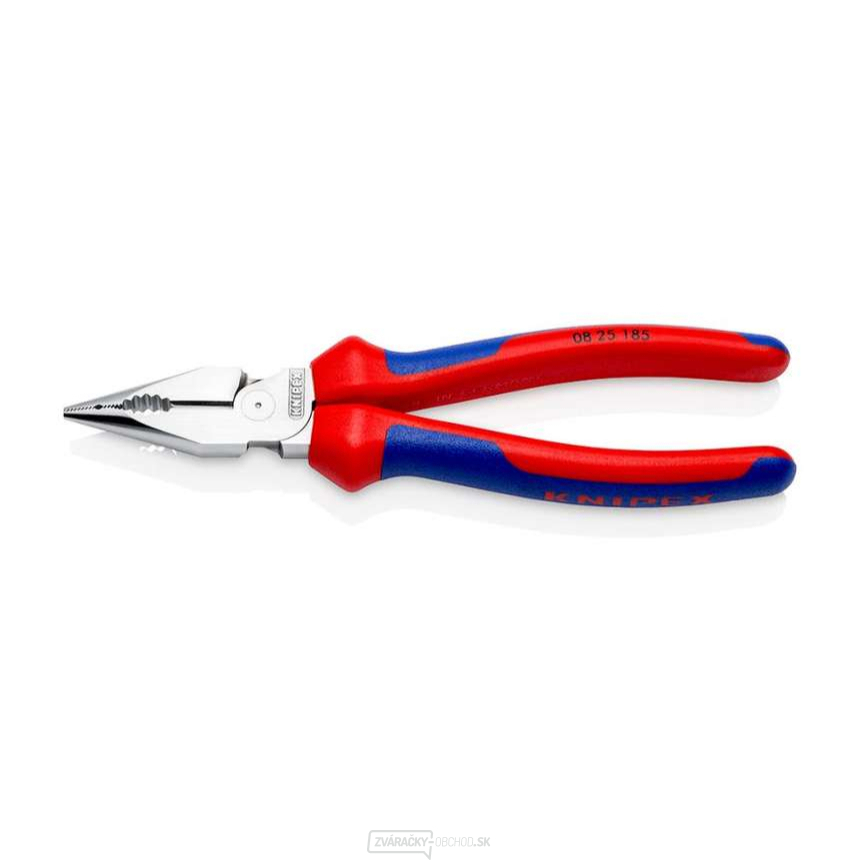 Kombinované úzke ploché kliešte 185 mm Knipex 08 25 185 SB