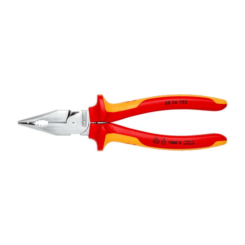 Kombinované úzke ploché kliešte 185 mm VDE Knipex 08 26 185