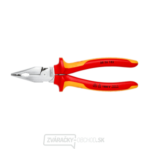 Kombinované úzke ploché kliešte 185 mm VDE Knipex 08 26 185 gallery main image