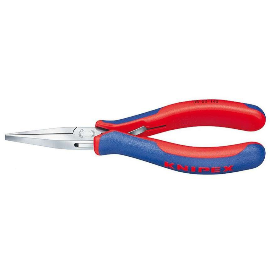 Elektronické montážne kliešte 145 mm KNIPEX 35 52 145 - leštená hlava, viaczložkové puzdrá
