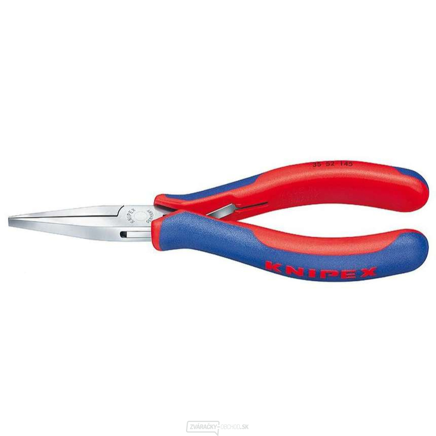 Elektronické montážne kliešte 145 mm KNIPEX 35 52 145 - leštená hlava, viaczložkové puzdrá