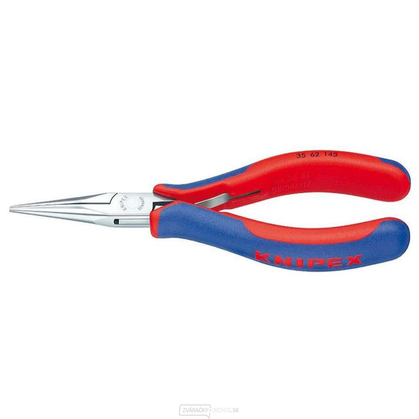 Elektronické montážne kliešte 145 mm KNIPEX 35 62 145 - leštená hlava, viaczložkové puzdrá