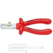 Odstraňovacie kliešte 160 mm - 1000 V. KNIPEX 11 07 160. Chrómované, izolované VDE - VDE gallery main image