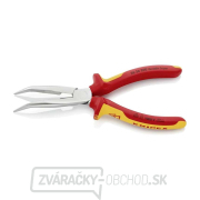 Polkruhové kliešte s čepeľami (so zobákom) 200 mm KNIPEX 26 26 200 - 1000V. Pochrómované, viackomponentné objímky VDE Náhľad