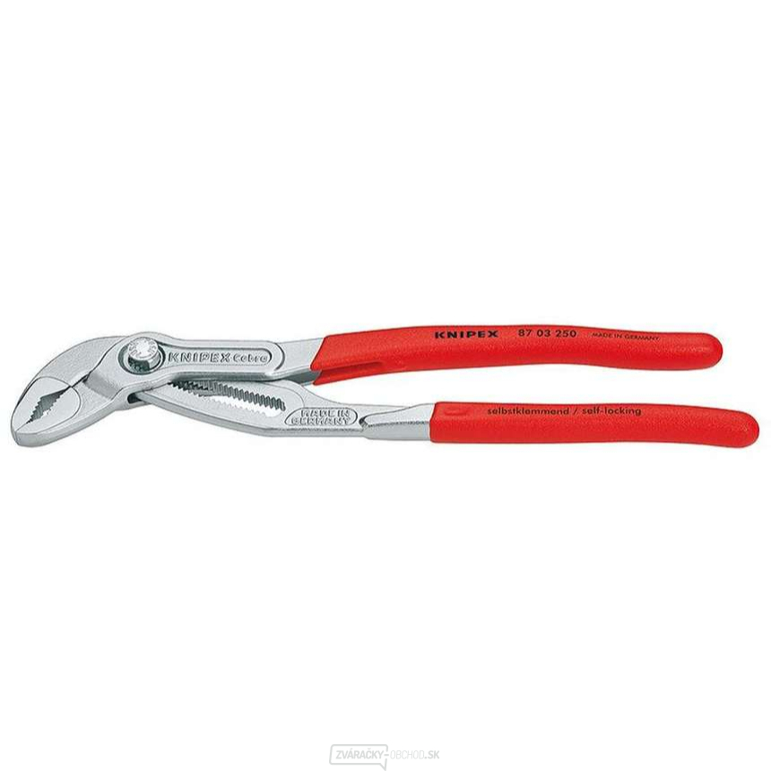 Fréza na rúry Cobra 250 mm KNIPEX 87 03 250 DIN ISO 8976. Pochrómované, plastové objímky
