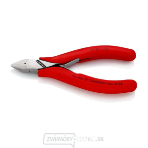 Bočné frézy na elektroniku 115 mm Knipex 77 41 115 - leštená hlava, viaczložkové puzdrá gallery main image