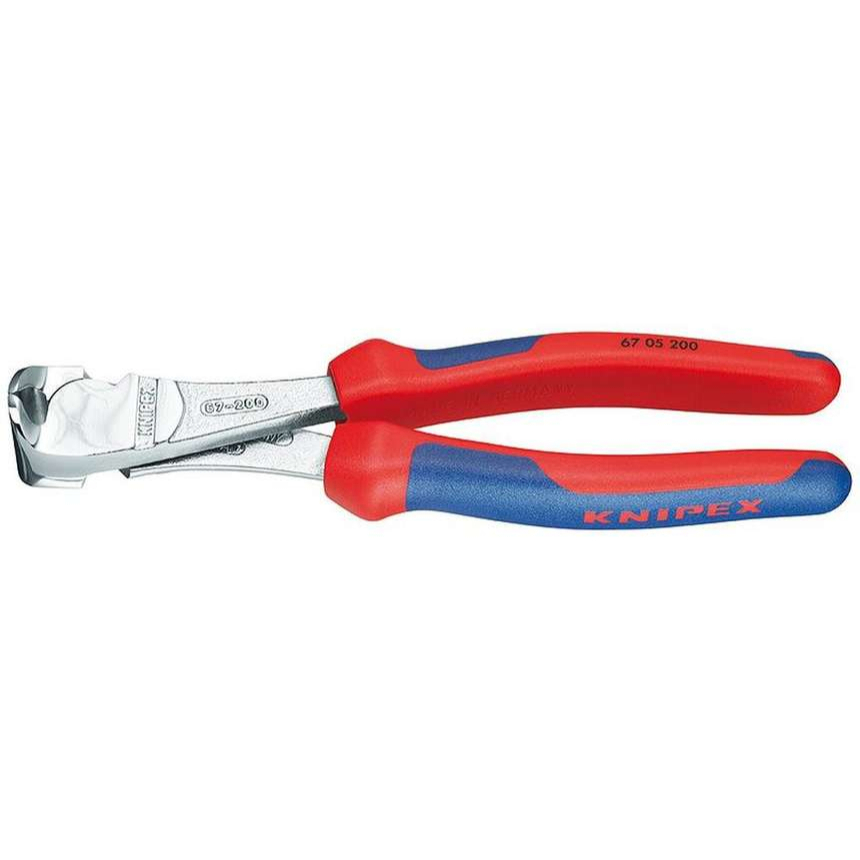 Predné silové frézy 140 mm KNIPEX 67 05 140 - chrómované, viaczložkové puzdrá