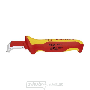 Nôž s izolovaným plášťom 1000 VDE, 155 mm Knipex 98 55 Nôž s izolovaným plášťom 1000 VDE, 155 mm Knipex 98 55 gallery main image