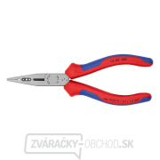 Elektrikárske kliešte 160 mm na uchopovanie, odizolovanie a strihanie - KNIPEX 13 02 160 - leštená hlava, viaczložkové... gallery main image