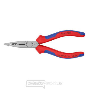 Elektrikárske kliešte 160 mm na uchopovanie, odizolovanie a strihanie - KNIPEX 13 02 160 - leštená hlava, viaczložkové puzdrá Elektrikárske kliešte 160 mm na uchopovanie, odizolovanie a strihanie - KNIPEX 13 02 160 - leštená hlava, viaczložkové puzdrá gallery main image