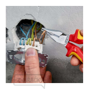 Úzke kombinované kliešte 145 mm s upevňovacím okom Knipex 08 26 145 T VDE Úzke kombinované kliešte 145 mm s upevňovacím okom Knipex 08 26 145 T VDE náhled