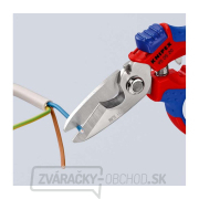 Uhlové elektrikárske nožnice 160 mm Knipex 95 05 20 SB náhled