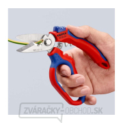 Uhlové elektrikárske nožnice 160 mm Knipex 95 05 20 SB náhled