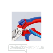 Uhlové elektrikárske nožnice 160 mm Knipex 95 05 20 SB náhled