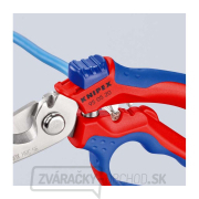 Uhlové elektrikárske nožnice 160 mm Knipex 95 05 20 SB náhled