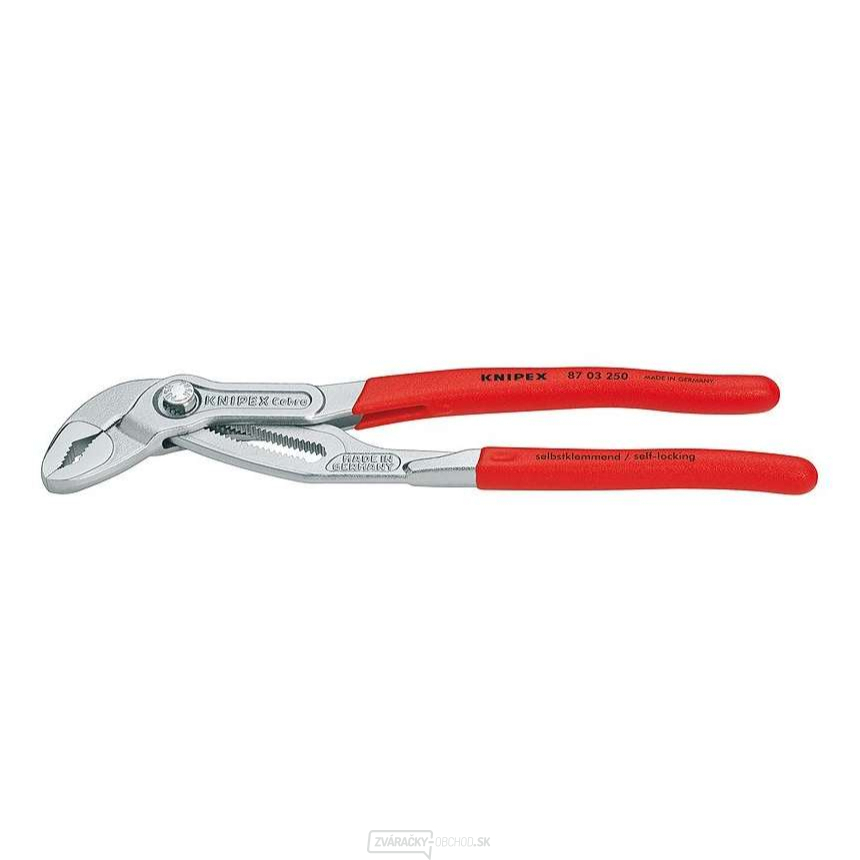 Fréza na rúry Cobra 180 mm KNIPEX 87 03 180 - chrómovaná, plastové puzdrá