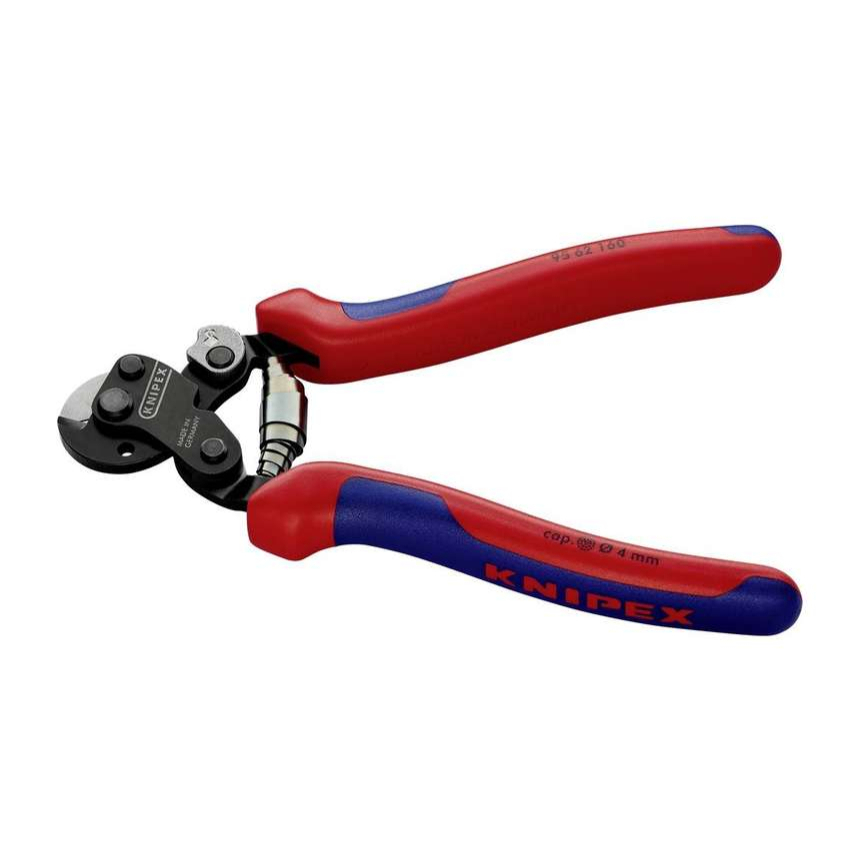 Nožnice na oceľové laná Knipex 95 62 160 (do 4 mm)