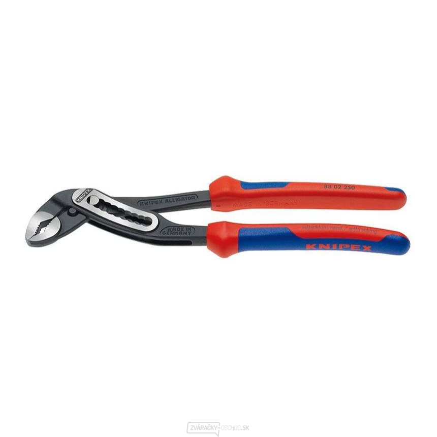 Aligátorové inštalatérske kliešte 300 mm. KNIPEX 88 02 300 - Leštené, viaczložkové objímky