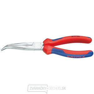 Polkruhové kliešte pre mechanikov 200 mm KNIPEX 38 25 200. Chrómované, viaczložkové objímky gallery main image