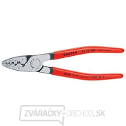 Krimpovacie kliešte KNIPEX 97 71 180 pre koncové objímky 180 mm - leštená hlava, plastové objímky náhled