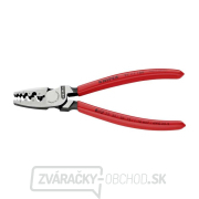 Krimpovacie kliešte KNIPEX 97 71 180 pre koncové objímky 180 mm - leštená hlava, plastové objímky gallery main image