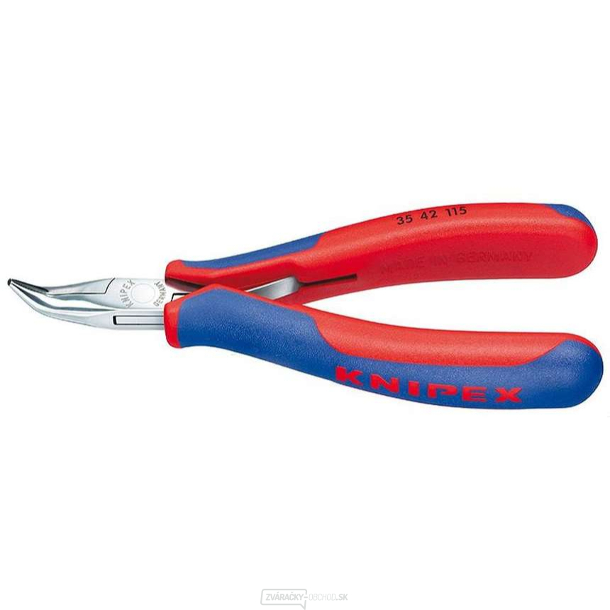Elektronické montážne kliešte 115 mm KNIPEX 35 42 115 - leštená hlava, viaczložkové puzdrá