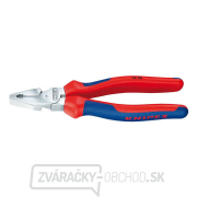 Kombinované kliešte Force 225 mm. KNIPEX 02 05 225 - chrómované, viaczložkové puzdrá gallery main image
