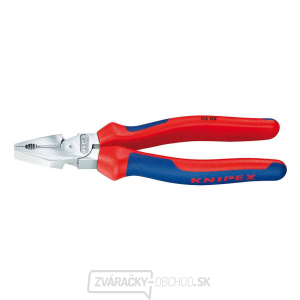 Kombinované kliešte Force 225 mm. KNIPEX 02 05 225 - chrómované, viaczložkové puzdrá gallery main image