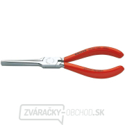 Ploché kliešte 160 mm KNIPEX 33 03 160 - chrómované, plastové puzdrá gallery main image