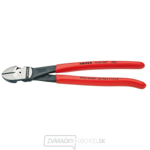 Výkonné bočné frézy 250 mm KNIPEX 74 01 250 - leštená hlava, plastové puzdrá gallery main image
