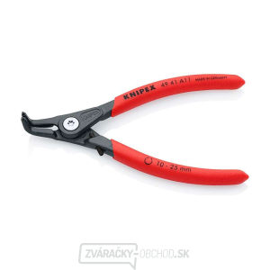 KNIPEX 49 41 A11 presné kliešte na vonkajšie poistné krúžky, 130 mm - protišmyková rukoväť gallery main image
