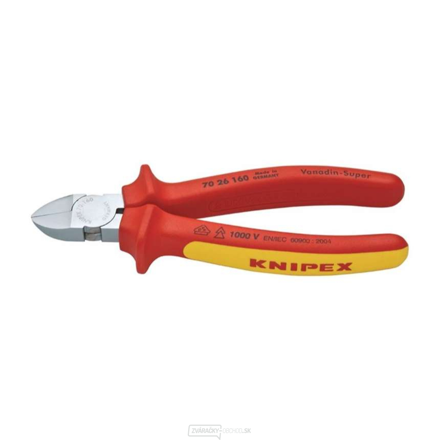 Bočné štípacie kliešte 160 mm Knipex 70 26 160 VDE Bočné štípacie kliešte 160 mm Knipex 70 26 160 VDE gallery main image