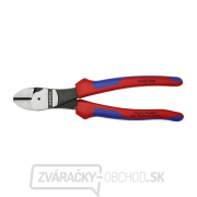 Výkonné bočné frézy 200 mm KNIPEX 74 02 200 - leštená hlava, viaczložkové puzdrá Náhľad