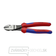 Výkonné bočné frézy 200 mm KNIPEX 74 02 200 - leštená hlava, viaczložkové puzdrá gallery main image