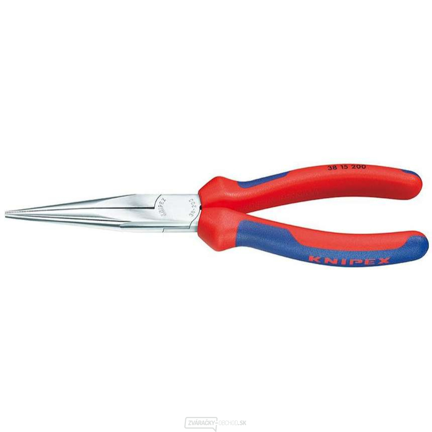 Polkruhové kliešte pre mechanikov 200 mm KNIPEX 38 15 200. Chrómované, viaczložkové objímky Polkruhové kliešte pre mechanikov 200 mm KNIPEX 38 15 200. Chrómované, viaczložkové objímky gallery main image