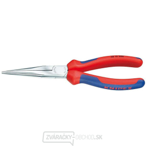 Polkruhové kliešte pre mechanikov 200 mm KNIPEX 38 15 200. Chrómované, viaczložkové objímky gallery main image