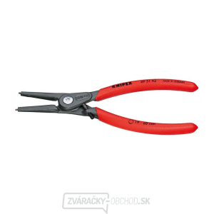 KNIPEX 49 31 A2 presné kliešte na vonkajšie poistné krúžky, 180 mm - protišmyková rukoväť gallery main image