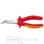 Polkruhové kliešte s čepeľami pre rádiotechniku 160 mm - 1000 V. KNIPEX 25 26 160 - chrómované, viaczložkové VDE objímky gallery main image