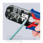 Krimpovacie kliešte na západné konektory 190 mm Knipex 97 51 10 náhled