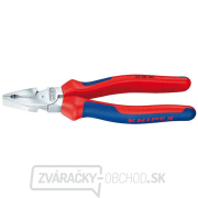 Kombinované kliešte Force 200 mm. KNIPEX 02 05 200 - chrómované, viaczložkové objímky gallery main image