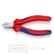 Bočné štípacie kliešte 125 mm pre elektromechaniku KNIPEX 76 05 125 - chrómované, viaczložkové puzdrá gallery main image