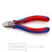 Bočné frézy pre elektromechaniku 125 mm KNIPEX 76 22 125 - leštená hlava, viaczložkové puzdrá Náhľad