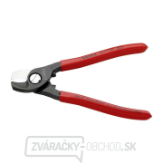 Nožnice na káble 165 mm KNIPEX 95 11 165 - leštená hlava, plastové puzdrá Náhľad