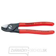 Nožnice na káble 165 mm KNIPEX 95 11 165 - leštená hlava, plastové puzdrá Náhľad