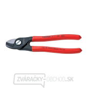 Nožnice na káble 165 mm KNIPEX 95 11 165 - leštená hlava, plastové puzdrá gallery main image