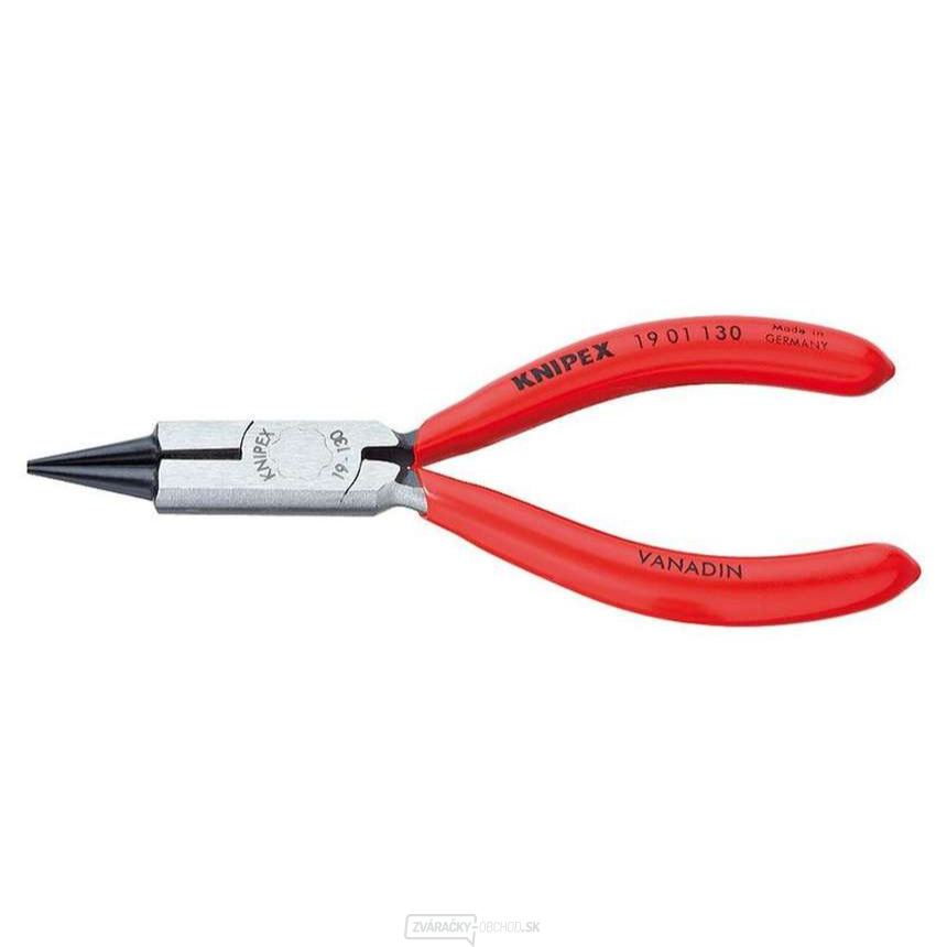 Kliešte na ohýbanie šperkov 130 mm. KNIPEX 19 01 130 - leštené, plastové objímky
