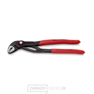 KNIPEX Cobra® QuickSet kliešte 87 21 250, 250 mm - leštená hlava, protišmyková rukoväť, čierne gallery main image