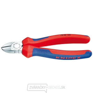 Bočné štípacie kliešte 180 mm KNIPEX 70 05 180 - chrómované, viaczložkové puzdrá gallery main image