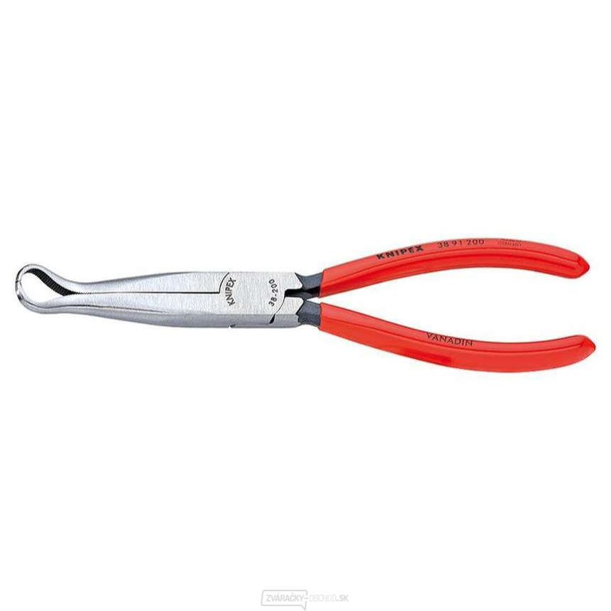 Kliešte pre mechanikov 200 mm KNIPEX 38 91 200 - leštená hlava, plastové puzdrá